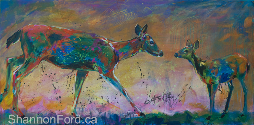 Black Bear painting, shannon ford